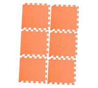 Toddmomy 6 Pezzi Tappeto Puzzle Interattivo Eva Spessore con Design Foglia Mattonelle Interlocking per Pavimento Superficie Protettiva per Giocattoli