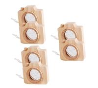 Toddmomy 6 pz. Macchina fotografica in legno con effetti colorati per feste e decorazioni per lezioni di gioco creative
