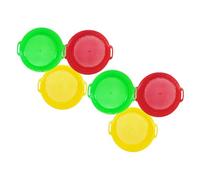 Toddmomy 6 Setaccio Sabbia da Spiaggia per Giocattolo in Plastica Colorata per Giochi Estivi all Resistente e Facile da Usare per Scavare e Setacciare la Sabbia sulla Spiaggia