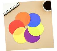 Toddmomy 60 Pezzi Carpet Markers con Dots Colorati Adesivi per Scuola Elementare e Asilo Riutilizzabili e Morbidi per Giochi Educativi e Decorazione Tappeto