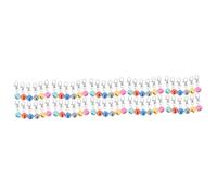 Toddmomy 60pezzi Campanellini Per Cani e Gatti Di Campane Decorative Per Collari Accessori Per Animali Domestici Atmosfera Festiva Colorata e Adorabile