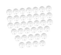 Toddmomy 60pezzi Palline Sonaglio in Plastica Bianca Inserti per Sonaglio Fai da Te Giocattoli Sensoriali Morbidi Suono Delicato per Ragazzo Ragazza Ragazza e Riparazioni di Animali di Pelu