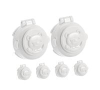 Toddmomy 6pezzi Blocco di Sicurezza per Lavatrice Pulsante di Ragazzo Ragazza Ragazza Copertura di Protezione per Interruttore Chiave Blocca Pulsanti Elettrodomestici