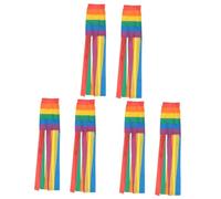 Toddmomy 6pezzi Rainbow Column Windsock Decorativo Per e Balcone e Resistente Atmosferici Per Del Vento
