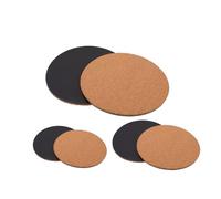 Toddmomy 6pezzi Sottopentola in Sughero Resistenti al Pannello Rotondo in Sughero per Vasi Sottobicchieri in Spessi in Tappetini Rotondi in per Ed Esterno Protezione Pavimenti da Graffi