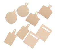 Toddmomy 8 Cucina Modelli Mini Tagliere Rotondo Quadrato e Rettangolare senza Accessori Decorativi per Progetti DIY