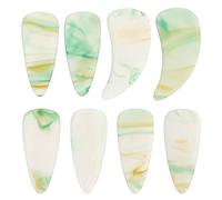 Toddmomy 8 pezzi di chiodi riutilizzabili per guzheng cinese - Accessorio di ricambio per a forma di doppio per principianti - Plettri per dita per festival, lezioni, prove