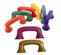 Toddmomy 8 pezzi Giocattolo Telefonico in Plastica Abs per Resistente Urti Educativo per Riconoscimento Colori e Forme per Sviluppo Uditivo e Manuale