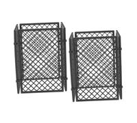 Toddmomy 8 Pezzi Recinto Miniatura in Plastica per Barriera Compatta e Statica per Giardino Esterno Accessori DIY per Scenari e Decorazioni con Staccionata per Presepe e Orto