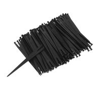 Toddmomy 80 Pezzi Staffa Per Irrigazione a Goccia Pali Del Prato Da Giardino Per Le Luci Di Natale Picchetto Di Irrigazione Picchetti Da Per Luci Di Natale Black Plastica