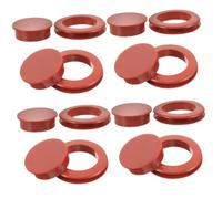 Toddmomy 8pezzi Anello per Ombrello da Tavolo Silicone con Coperchio di Pz per Fissaggio Ombrelloni Giardino e all Abrasione Compatibile con Tavoli Esterni