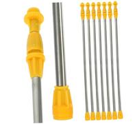 Toddmomy 8pezzi Prolunga Per Bomboletta Spray in Acciaio Estensibile Per Irroratori Da Bacchetta Per Irroratrice Irroratrice Per Piante