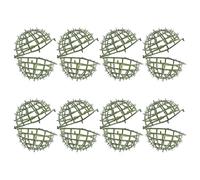 Toddmomy 8pezzi Supporto per Palline di Erba Decorativa Cornice Topiaria in Plastica Verde per Composizioni Floreali Artificiali Sfera Verde per Giardino Festa Sostegno per Piante Finte