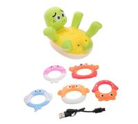 Toddmomy a spruzzo d'acqua giocattoli da bagno Giochi della doccia per giocattolo spruzzatore d'acqua giocattoli per animali spray d'acqua giochi d'acqua plastica Verde