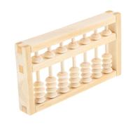 Toddmomy Abaco Legno Vintage per Adulti Mini Abaco per Feste Compleanno per Foto Strumento Educativo per Apprendimento della Matematica Decorazione Casa
