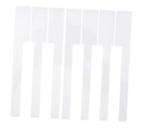 Toddmomy Accessori la Riparazione del Pianoforte Verticale, Kit 2 Pezzi Tasti Bianchi Compatti per Tastiera, Strumenti Portatili per Manutenzione e Uso Professionale del Pianista