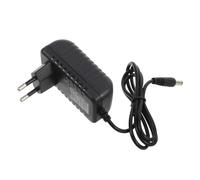Toddmomy Adattatore in Plastico e Lega di Alimentazione Compatto Nero 12v 1.5a Protezione da Sovraccarico per Router e Dispositivi CCTV Uso Ufficio e Viaggio