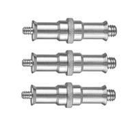 Toddmomy Adattatore per Stativo Luce 3 Pezzi 1/4 a 3/8 Vite in Ferro Leggero Facile da Installare per Monopodi e Supporti Ombrello Argento
