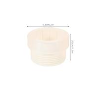 Toddmomy Adattatore stabilizzatore per ombrellone filettato da 4 Pezzi: Inserto per Manicotto per palo Esterno per Patio o - Diametro Esterno 1 3/4" (Adatto al Foro della) - Adatto per Pali per