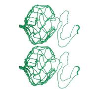 Toddmomy Allenatore di Calci di Calcio 2 Pezzi Rete Regolabile in Vita Attrezzatura da Calcio Giovanile Portatile in Materiale Resistente per Allenamento All’aperto e Miglioramento