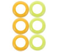 Toddmomy Anelli di Ricambio per Collari Biberon a Bocca Larga 6 Pezzi Coperture Antipolvere Accessori per Parti di Biberon Compatibili Sigillatura Sicura per Alimentazione Ragazzo