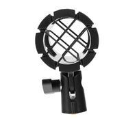 Toddmomy Antiurto per Microfono Nero Accessorio per Registrazione Podcasting e Trasmissione e Rumori Fondo