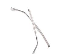 Toddmomy Aste di Ricambio per Occhiali Trasparenti Antiscivolo Kit di Riparazione Gambe in Metallo Cristallo Grigio Foschia Coppia Accessori per Occhiali
