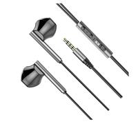 Toddmomy Auricolari Gaming In-ear con Microfono Cablati Bass Potente Controllo Filo Semplice Silicone Premium Ergonomico per Videogiocatori