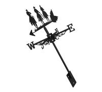 Toddmomy Banderuola in Metallo per Esterni Banderuole per in Western Indicatore di Direzione del Vento Resistente Intemperie Decorazione da Cortile per Tetto