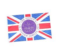 Toddmomy Bandiere Decorative Queen Platinum per Commemorativa Del Della Elisabetta Ii per Indoor e Outdoor