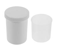 Toddmomy Barattolo Essiccatore per Apparecchi Acustici, Contenitore Rotondo in Plastica Bianca, Portatile e Resistente Agli Spruzzi, per Viaggio e Casa