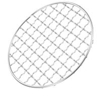 Toddmomy Barbecue Rotonda in Inossidabile Rete Portatile per Picnic e Graticola Resistente e Leggera per Carne Verdure e Raffreddamento e Cottura Outdoor