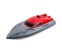 Toddmomy Barca Telecomandata Elettrica Ricaricabile con Motori Doppia Potenza per Laghi e Piscina Giocattolo Acquatico per Adulti e Autonomia Minuti