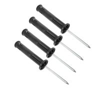 Toddmomy Base a Molla per Bandiera da Calcio 4 Pezzi Picchetto da Terra per Asta Bandiera D’Angolo Ancoraggio Stabile per Allenamento su Campi Irregolari