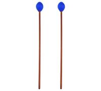 Toddmomy Battenti per Marimba in Acero 2 Pezzi Manico in Lana, Morbidi e Confortevoli, Accessori per Strumenti a Percussione Musicale Colore Casuale