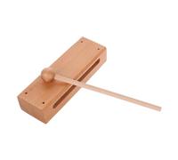 Toddmomy Blocco Ritmico in Legno Robusto con Bacchette per Percussioni Orff Strumento Didattico per Sviluppo Ritmo e Coordinazione per Classi e Insegnamento Musicale