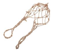 Toddmomy Borsa per alimenti intrecciata in corda di canapa, resistente e riutilizzabile, capacità 5 kg, adatta per ambienti agricoli