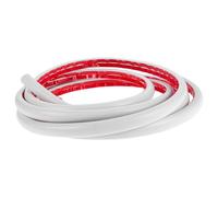 Toddmomy Canaletta Cavi Elettrici Gomma Morbida Ignifuga Bianca Resistente Pressione e Calpestio Copri Fili per Pavimenti e Pareti Organizzazione Cavi Funzionale ed Estetica