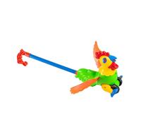 Toddmomy Carrello Giocattolo Spingi e Tira per Girello Educativo Animale Divertente Materiale Plastica Sicura Stimola Stabilità e Muscolatura Gioco di Apprendimento per Colore Casuale