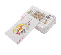 Toddmomy Carte da Gioco in Braille per Non Vedenti in Plastico Dimensioni Comode e Design Versatile per Giochi di Carte e Apprendimento Inclusivo