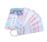 Toddmomy Carte Flash Giapponesi Per Principianti Alfabeto Gojūon Vocabolario e Ideogrammi Leggere Buona Qualità Per Imparare La Lingua Giapponese