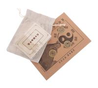 Toddmomy Carte i Ching 64 Esagrammi del Successo e Amuleti Feng Shui per Divinazione e Auto-Scoperta, Set Educativo per Appassionati di Filosofia e Predizione degli Eventi