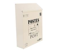 Toddmomy Cassetta Postale Vintage da Parete in Ferro con Serratura Resistente e Sicura per Lettere e Giornali Stile Americano Classico Facile da Installare e Adatta Decorazioni per Esterni