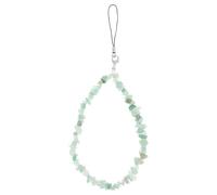 Toddmomy Catena per Telefono con Cristalli Naturali Leggera e Resistente Ciondolo Decorativo per Cellulare e Portachiavi Accessorio Elegante e Facile da Installare Colore Verde Menta