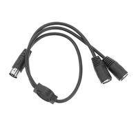 Toddmomy Cavo Adattatore Midi Din 5 Poli Nero da 0,5 M Doppio Connettore, Flessibile in Rame e Pvc, per Sintetizzatori