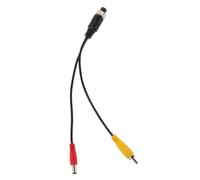 Toddmomy Cavo di Espansione per Connettore Telecamera Retromarcia con Cavo Pin Convertitore Spina Femmina e Connettore Maschio per Monitoraggio Video