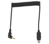Toddmomy Cavo di scatto da 2,5 mm-N3, cavo a spirale per fotocamera compatibile con Nikon, di controllo estensibile a molla per trigger flash wireless