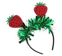 Toddmomy Cerchietto per Chioma Bambina a Forma di Fragola, Accessorio Decorativo in Feltro e Plastica, per Vacanze Estive e Feste Creative