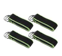 Toddmomy Cinghie per Altalene Sospese 4 Pezzi Corde di Sicurezza a Doppio Strato Larghe 32Mm e Lunghe 26Cm Resistenti allo Strappo Kit di Fissaggio per Altalene da Esterno e Campeggio