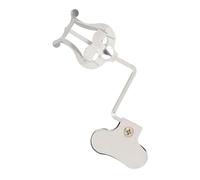 Toddmomy Clip Porta Spartiti Musicali Argento Leggera e Compatta Morsetto Resistente per Strumenti Orchestrali per Studenti e Musicisti Portatili